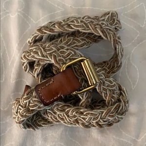 J Crew woven belt